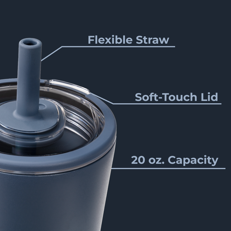 Everyday Tumbler 20oz | Ceramic-Lined Insulated Tumbler with Straw – Cascade