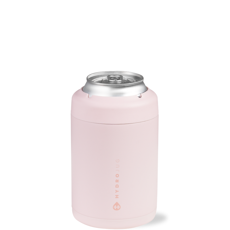 Can Cooler 12oz | 2-in-1 Insulated Standard Can Cooler Screw-Top Lock – Pink Sand