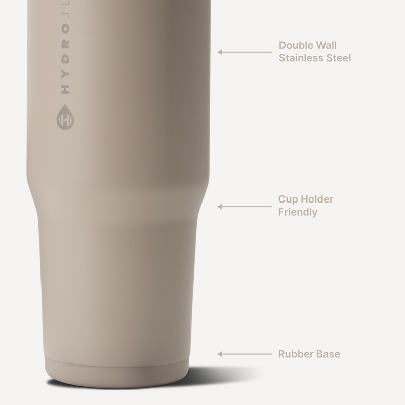 Ease2o 40oz | Dual-Function Water Bottle with Straw & Chug Spout – Dune