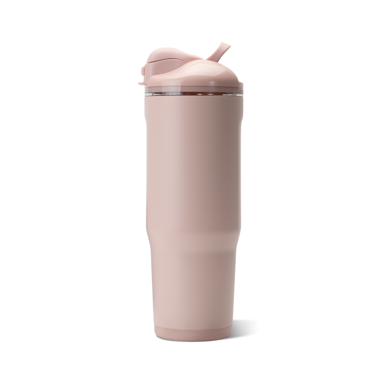 Ease2o 40oz | Dual-Function Water Bottle with Straw & Chug Spout – Dusty Rose