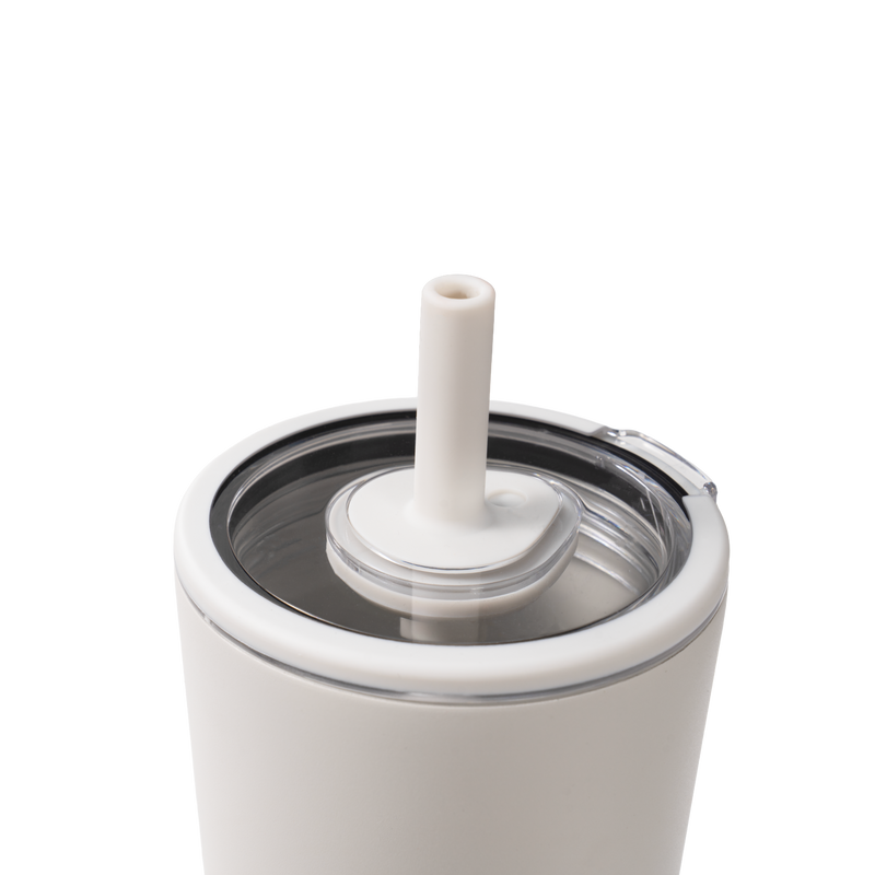 Everyday Tumbler 20oz | Ceramic-Lined Insulated Tumbler with Straw – Linen
