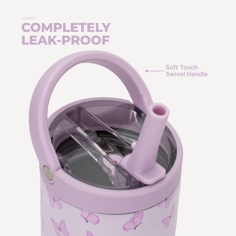 Sport 14oz | Compact Leakproof Kids Water Bottle – Flutter