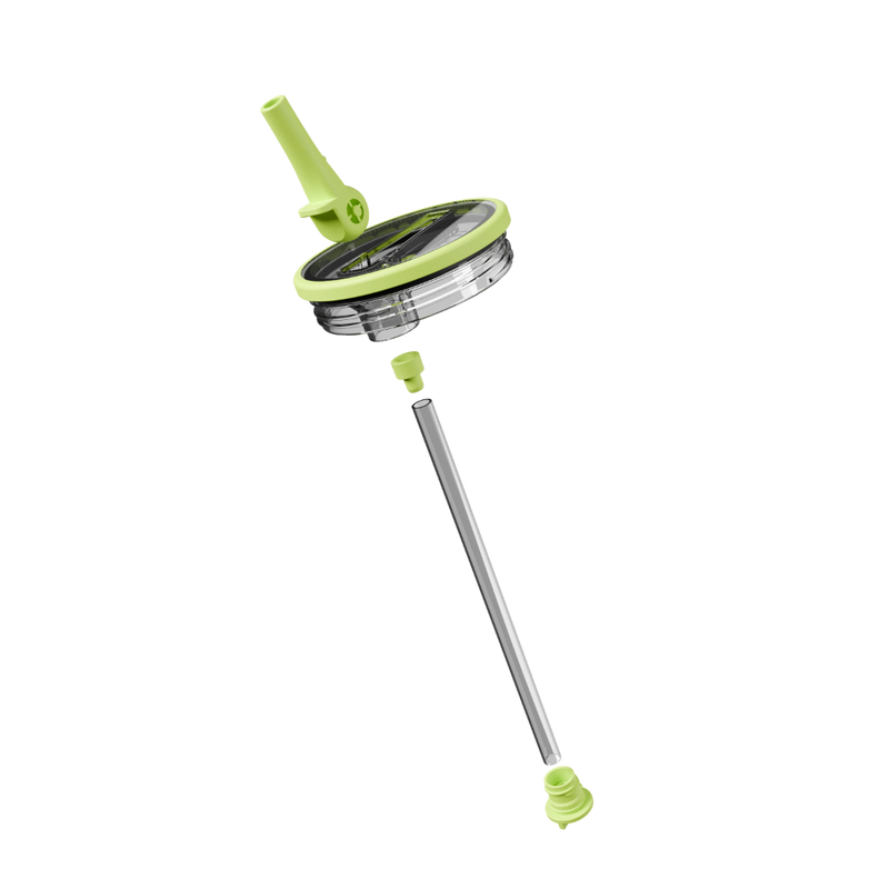 Removable Traveler Lid 40oz | Easy-Clean Flip Straw Leakproof