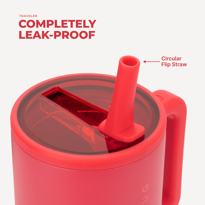 Traveler 20oz | Compact Insulated Tumbler with Handle – Fruit Punch