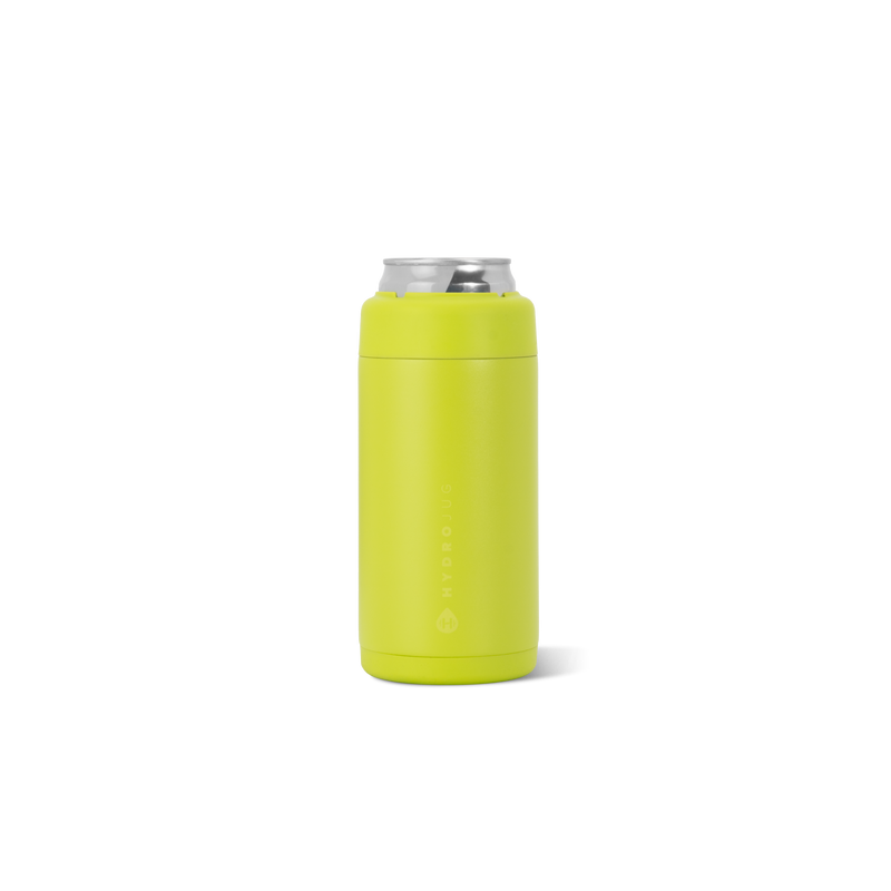 Slim Can Cooler 12oz | Insulated Stainless Steel Skinny Can Holder – Lemon Lime