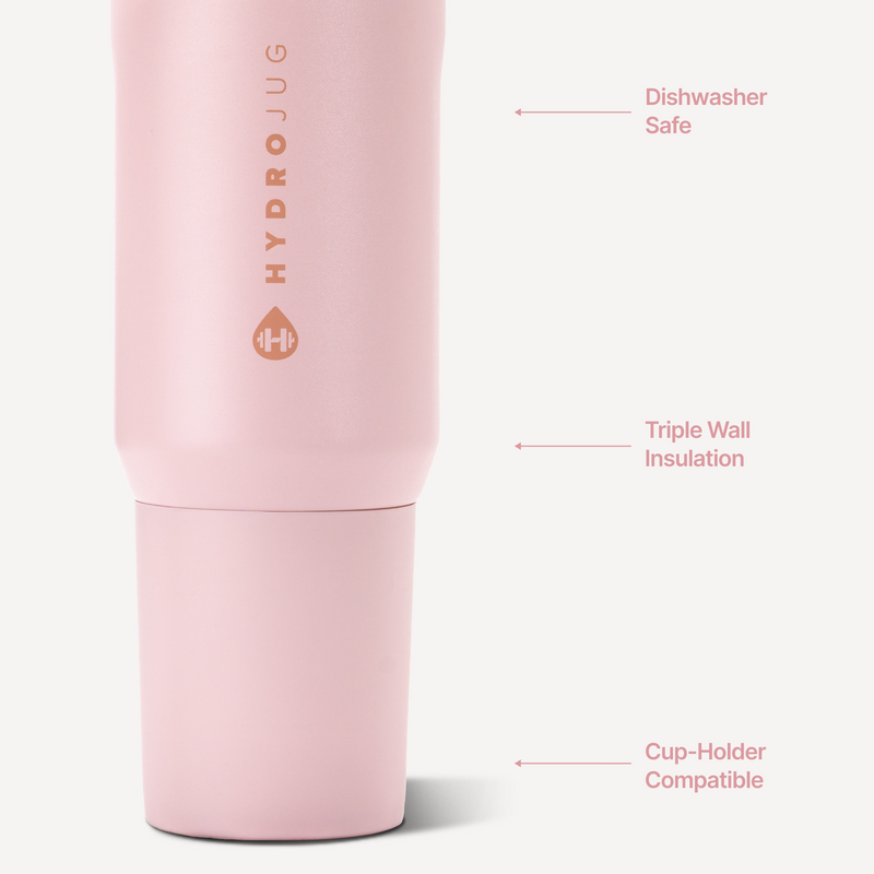 Sport 20oz | Insulated Water Bottle Leakproof Flip Straw – Pink Sand
