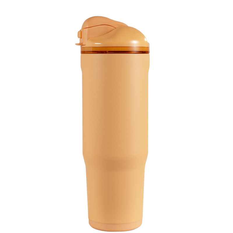 Ease2o 32oz | Compact Water Bottle with Straw & Chug Spout – Marigold