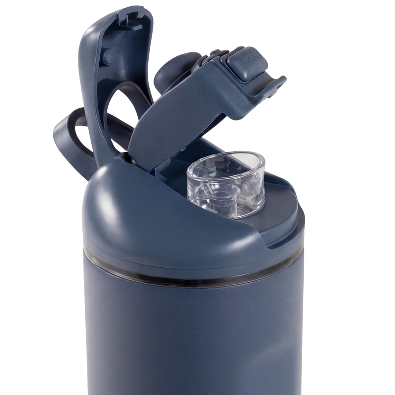 Ease2o 14oz | Leakproof 2-in-1 Kids Water Bottle with Straw & Chug Spout – Cascade