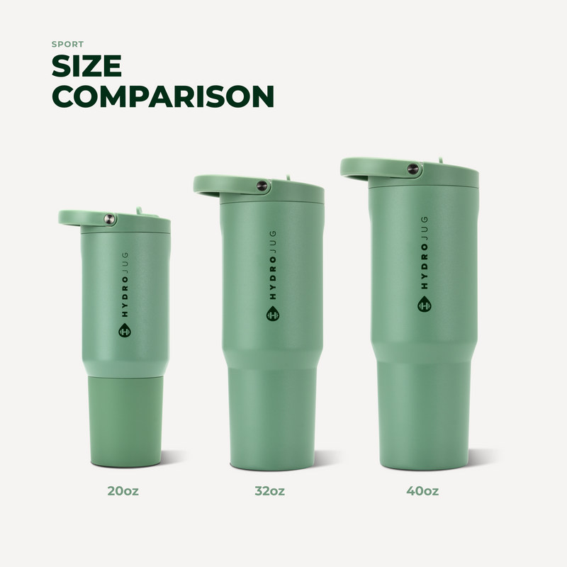 Sport 40oz | Large Leakproof Insulated Water Bottle – Sage