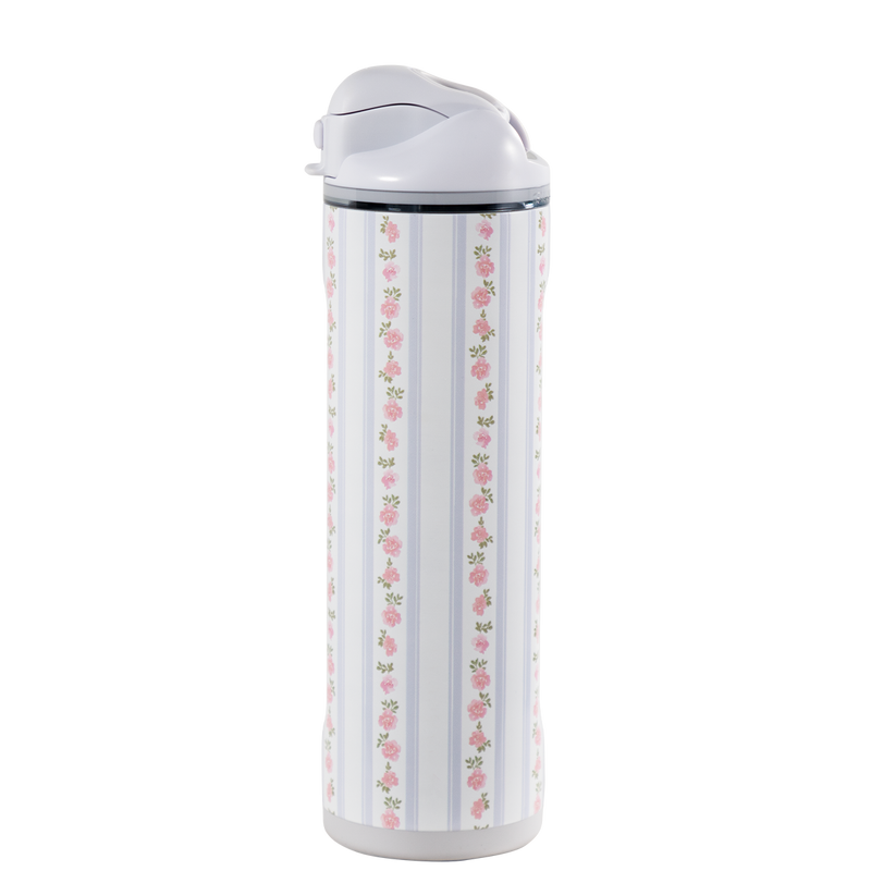 Ease2o 24oz | 2-in-1 Water Bottle with Soft Straw & Chug Spout – Primrose