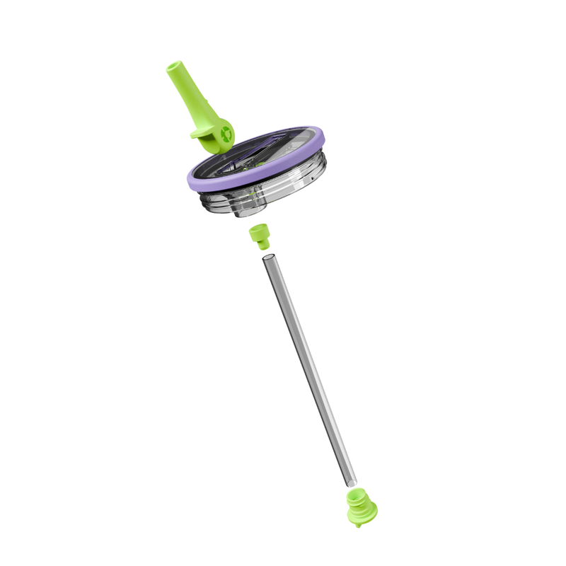 Removable Traveler Lid 40oz | Easy-Clean Flip Straw Leakproof