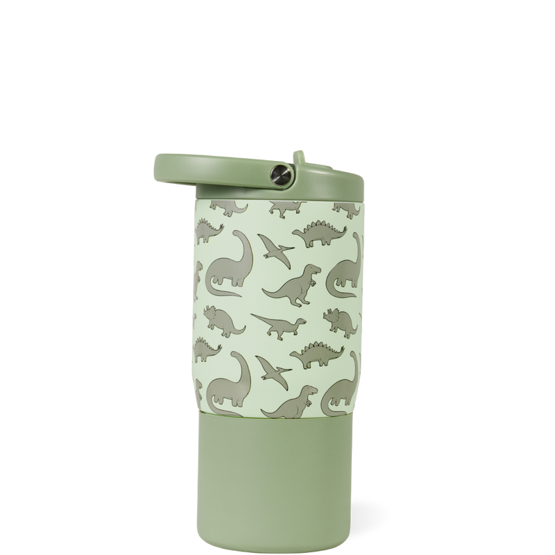 Sport 14oz | Compact Leakproof Kids Water Bottle – Dinosaur