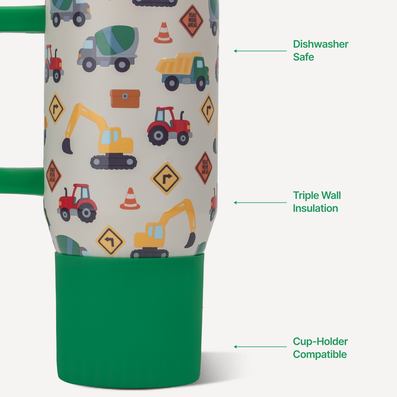 Traveler 20oz | Leakproof Kids Tumbler with Handle – Under Construction