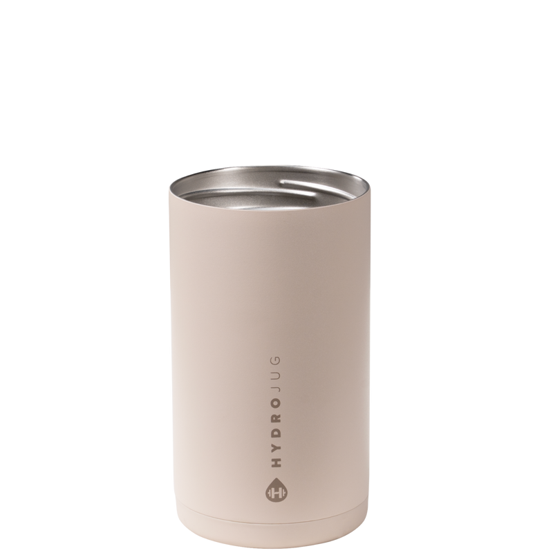 Can Cooler 16oz | 2-in-1 Insulated Tallboy Can Cooler Screw-Top Lock – Dune