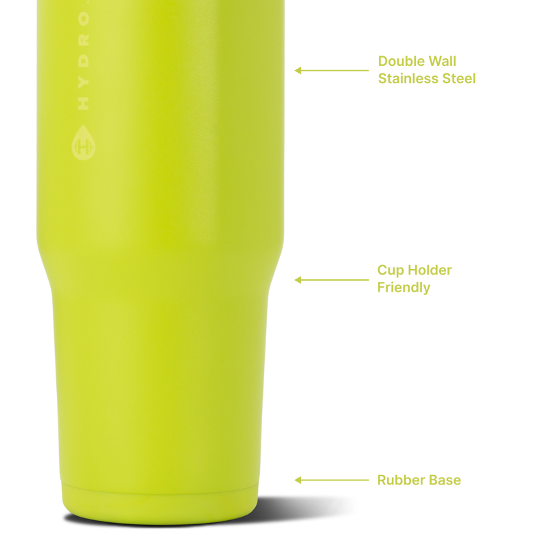 Ease2o 32oz | Compact Water Bottle with Straw & Chug Spout – Lemon Lime
