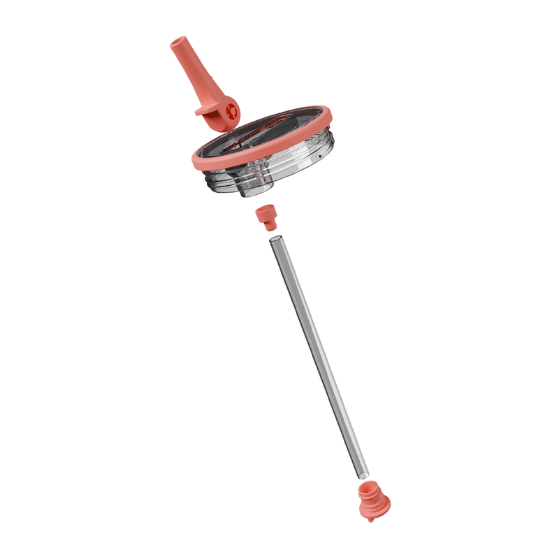 Removable Traveler Lid 32oz | Easy-Clean Flip Straw Leakproof