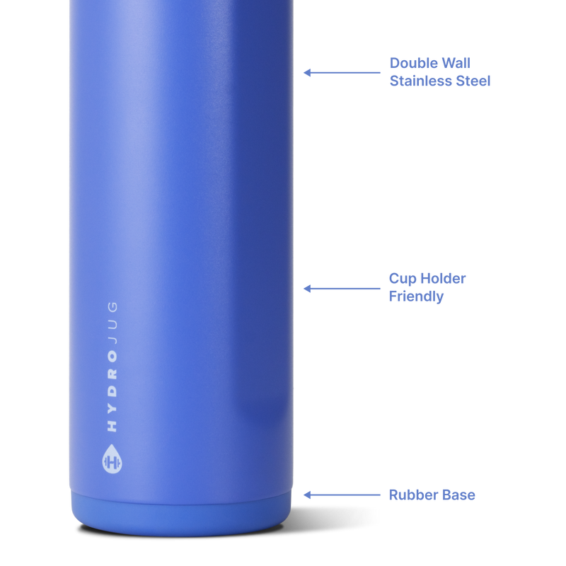 Ease2o 24oz | 2-in-1 Water Bottle with Soft Straw & Chug Spout – Berry Pop