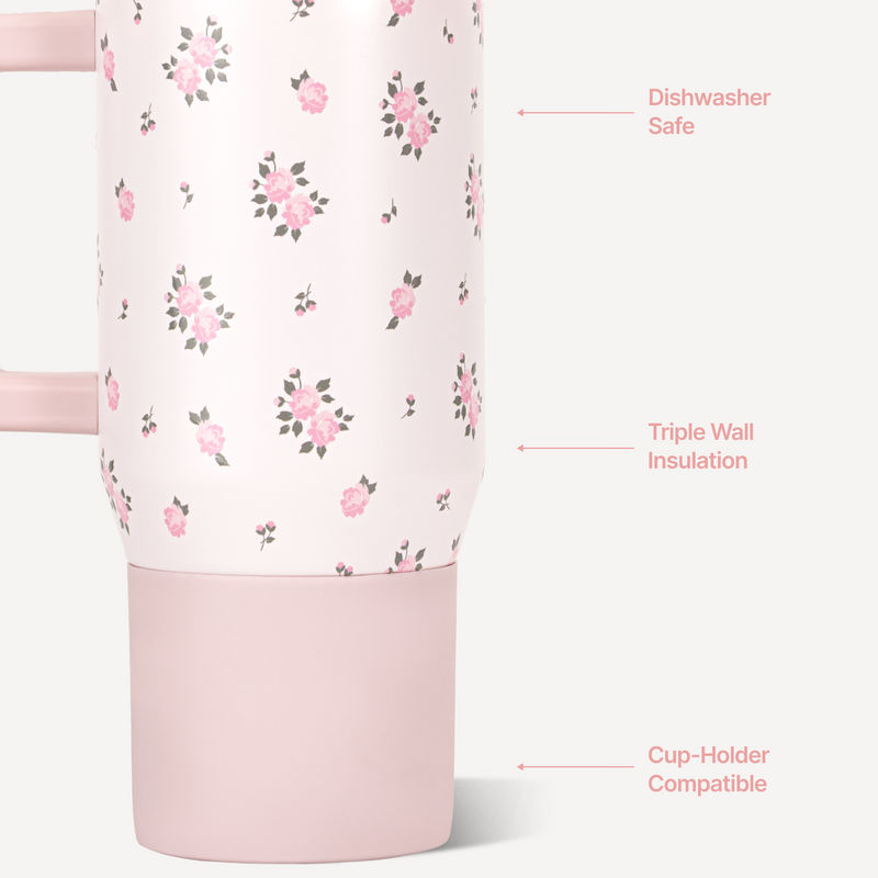 Traveler 20oz | Compact Insulated Tumbler with Handle – Wildrose