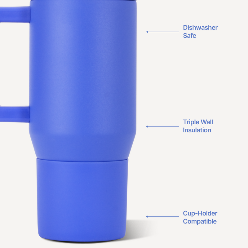Traveler 20oz | Compact Insulated Tumbler with Handle – Berry Pop