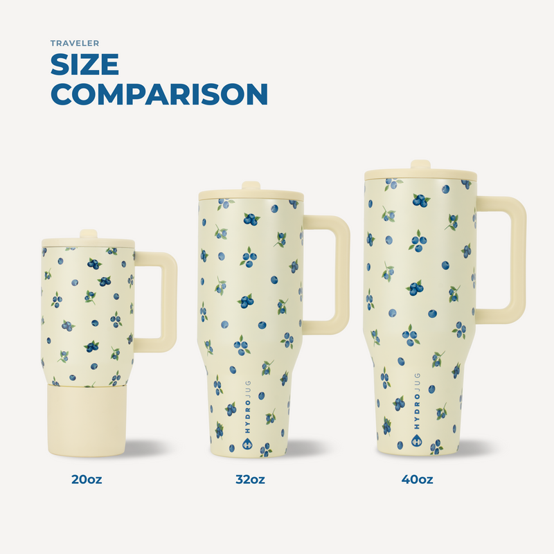 Traveler 40oz | Insulated Tumbler with Handle – Freshly Pickd