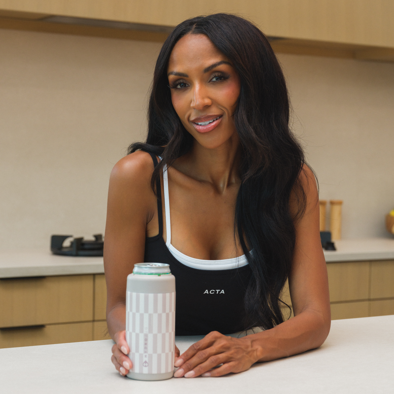 Slim Can Cooler 12oz - Latte