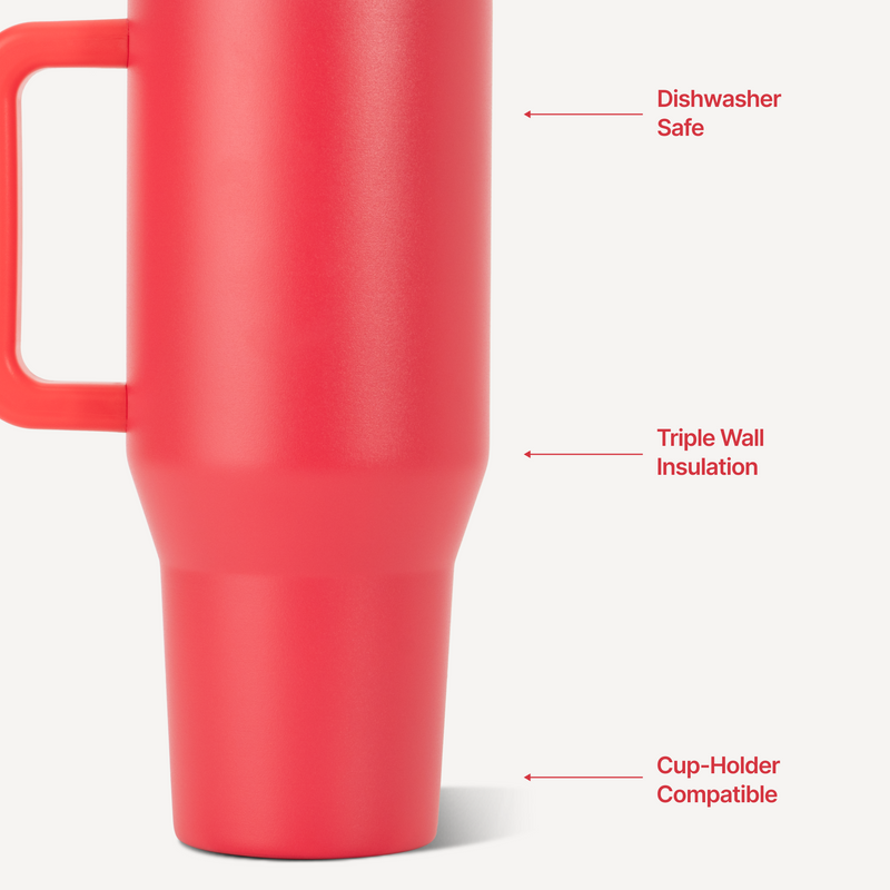 Traveler 32oz | Insulated Tumbler with Handle – Fruit Punch
