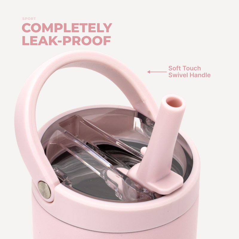 Sport 32oz | Leakproof Insulated Water Bottle Workout & Hike – Pink Sand