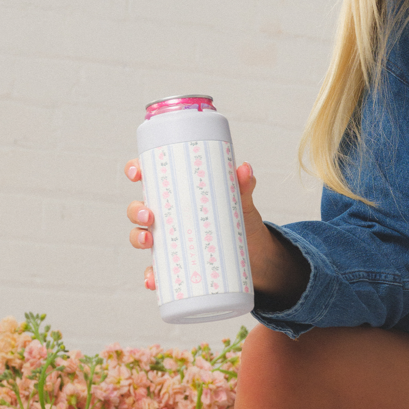 Slim Can Cooler 12oz | Insulated Stainless Steel Skinny Can Holder – Primrose