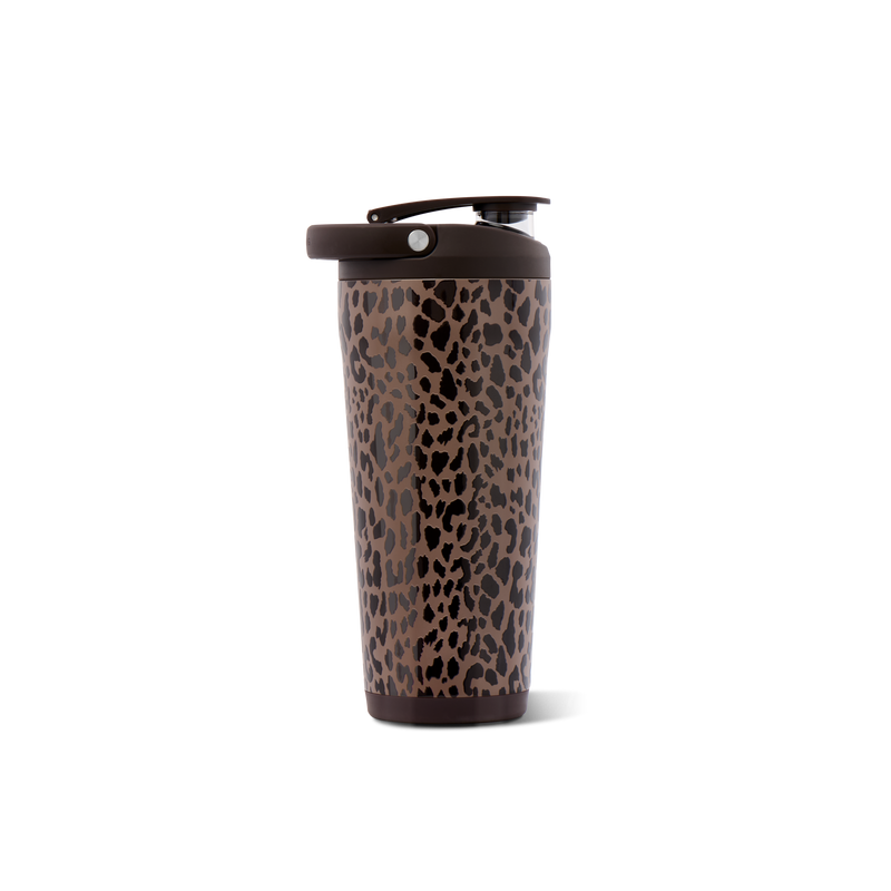 Insulated Shaker 24oz - Brown Leopard