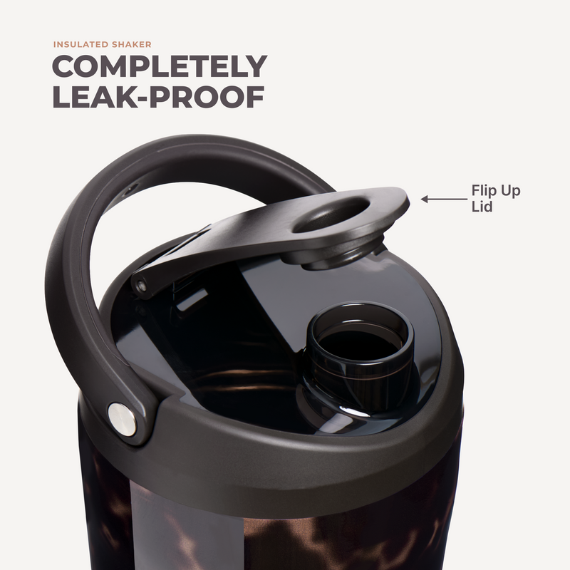 Insulated Shaker 24oz - Mocha Tortoise