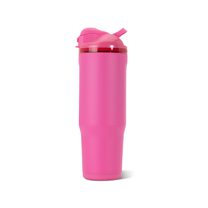 Ease2o 32oz | Compact Water Bottle with Straw & Chug Spout – Razzle