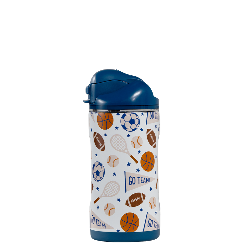 Ease2o 14oz | Leakproof 2-in-1 Kids Water Bottle with Straw & Chug Spout – All Stars