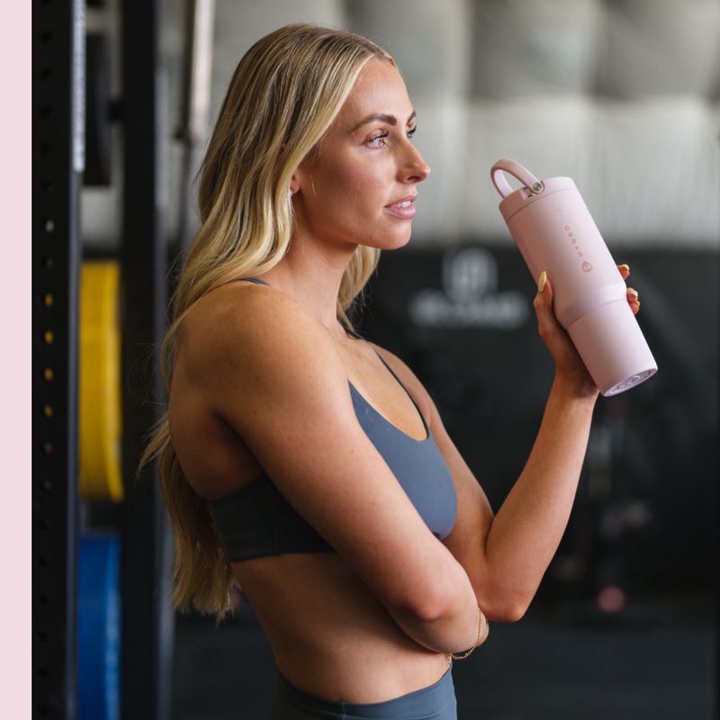 Sport 20oz | Insulated Water Bottle Leakproof Flip Straw – Pink Sand
